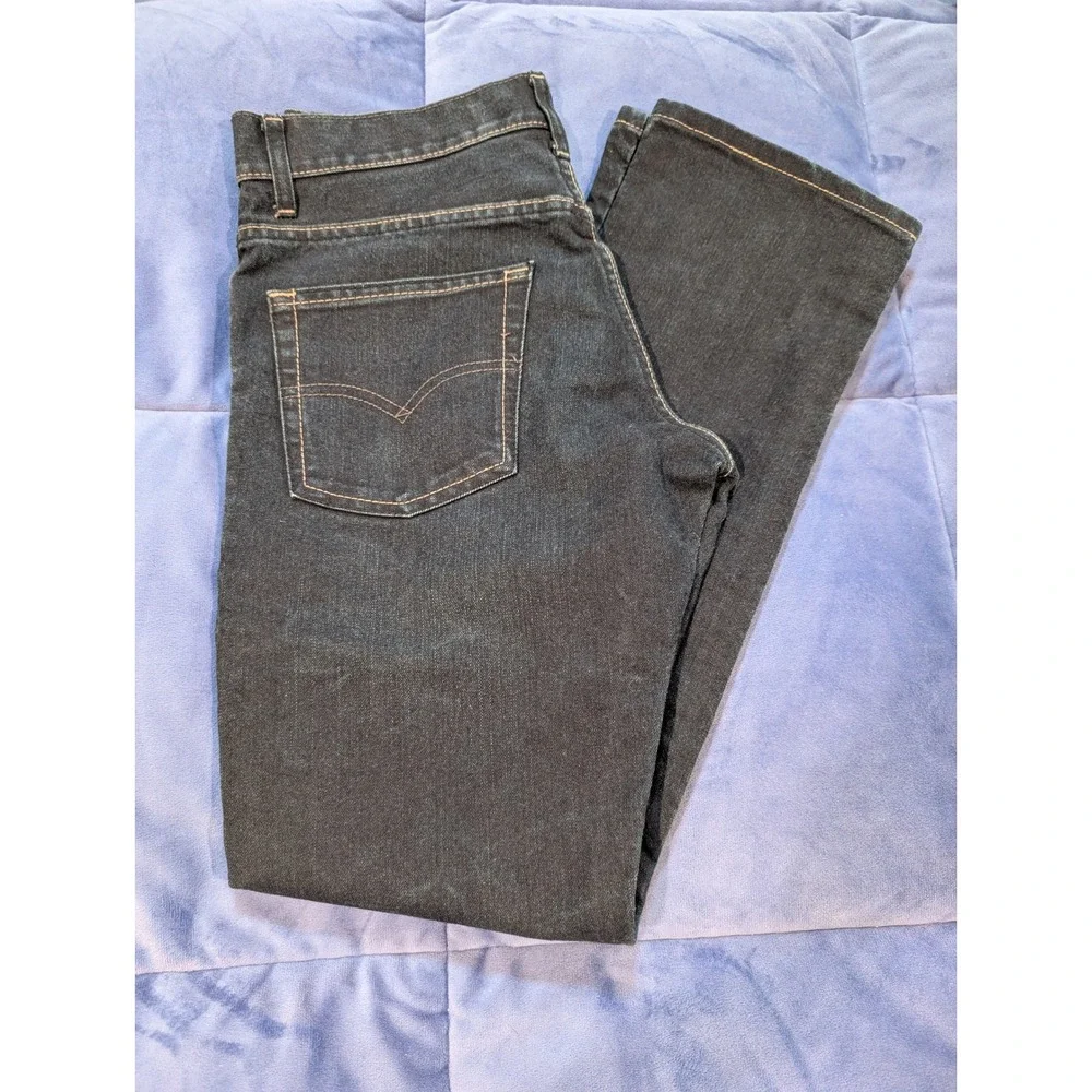 Levi's 511 Skinny Jeans Boys Size 16 Regular Dark Indigo Denim 28x28 Stretch